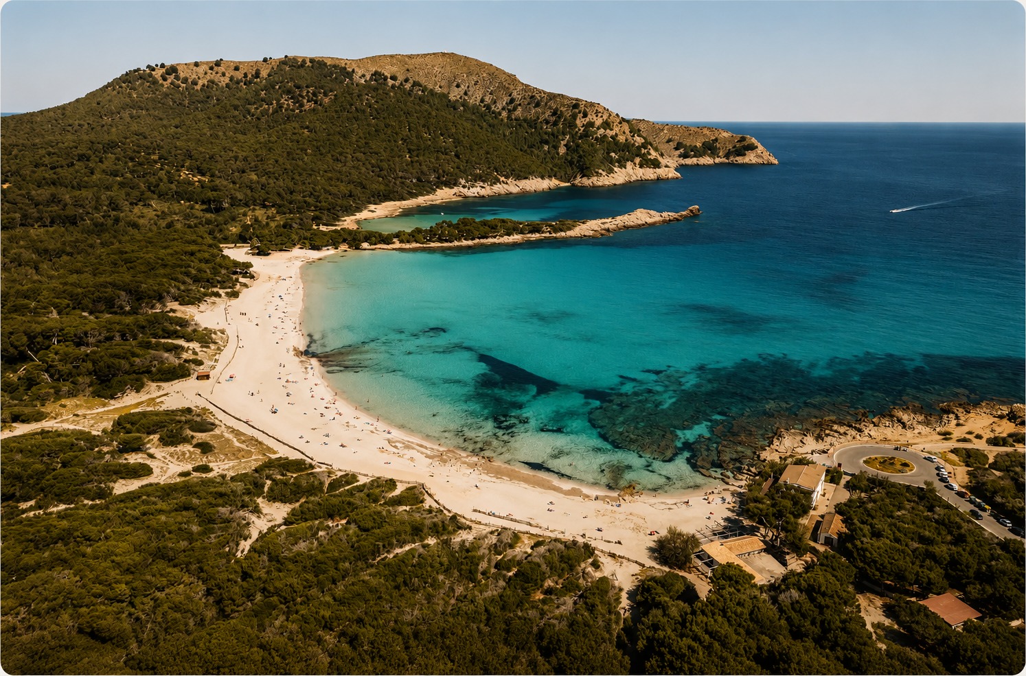 Cala del Norte, a pristine beach on Mallorca's northern coast
